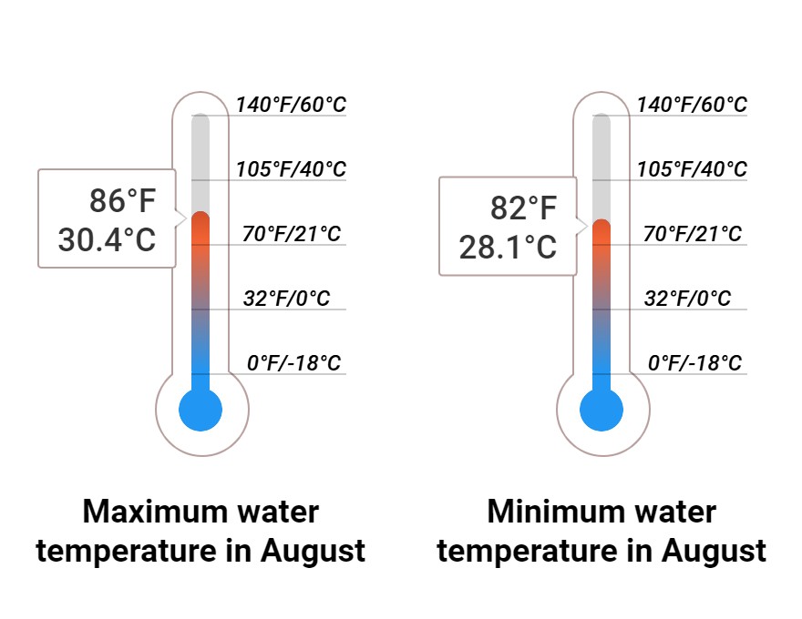 Average Sea temperature